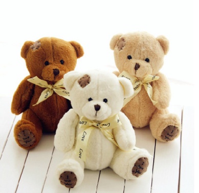 Triplet teddy bear plush toy
