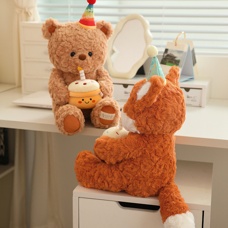 Cute Cake Teddy Bear