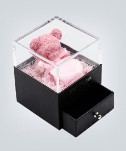 Teddy Bear Flower Jewelry Box Gift