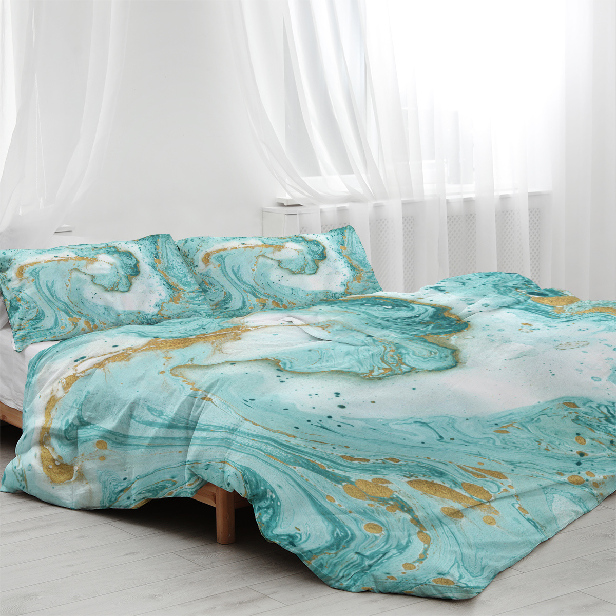 Chic Girly Marble Duvet - Image 9