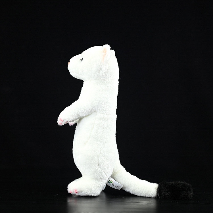 White Ferret Plush toy - Image 4