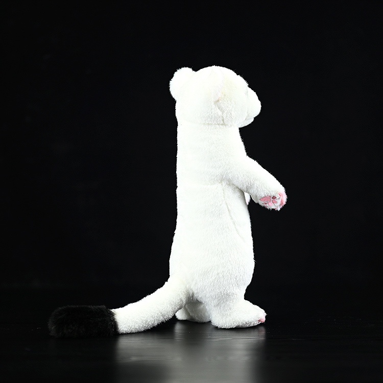 White Ferret Plush toy - Image 5