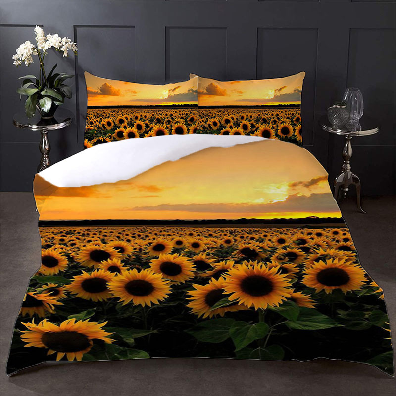 Sunflower Polyester Duvet Cover - Image 2