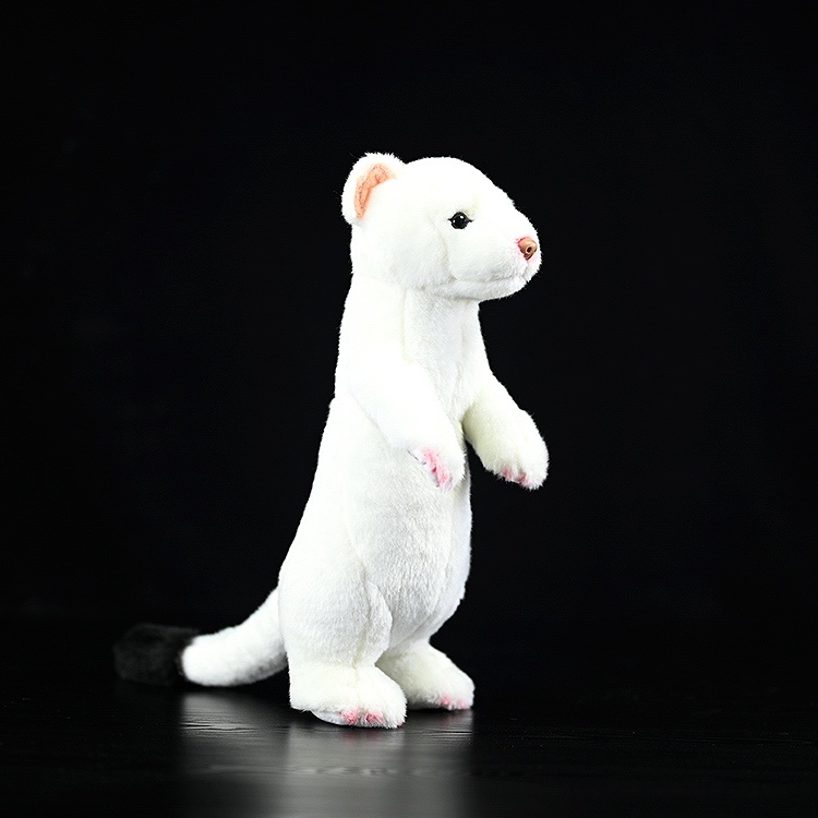 White Ferret Plush toy - Image 3