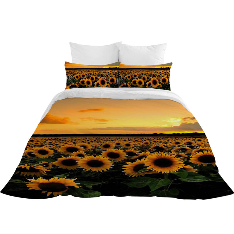 Sunflower Polyester Duvet Cover - Image 5