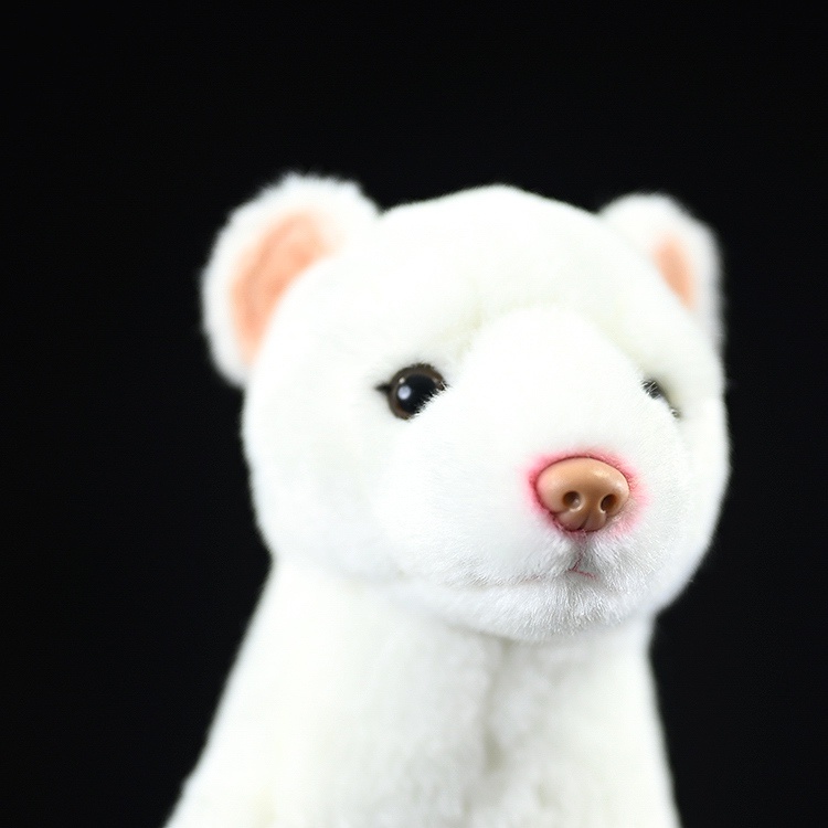 White Ferret Plush toy - Image 2
