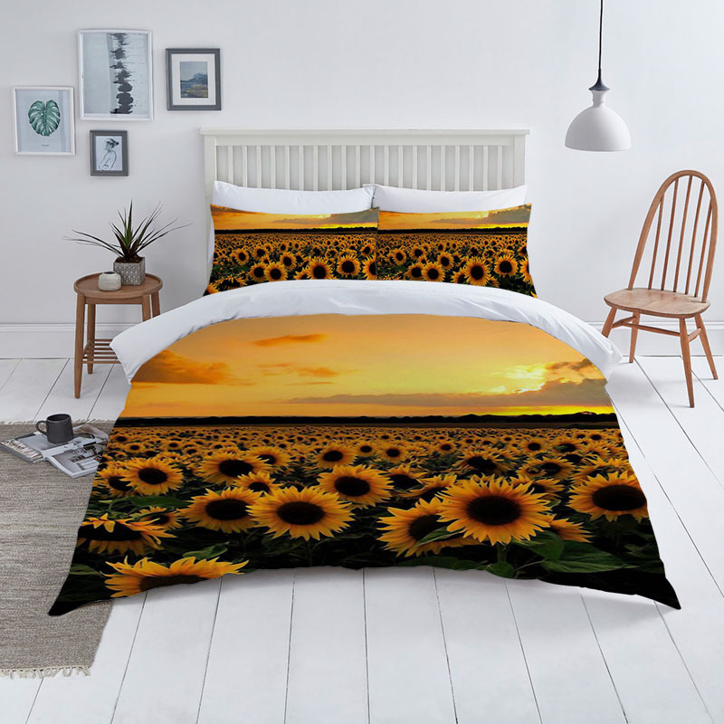 Sunflower Polyester Duvet Cover - Image 8
