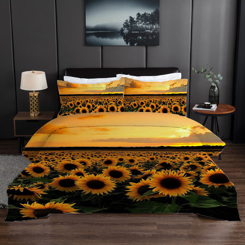 Sunflower Polyester Duvet Cover - Image 6