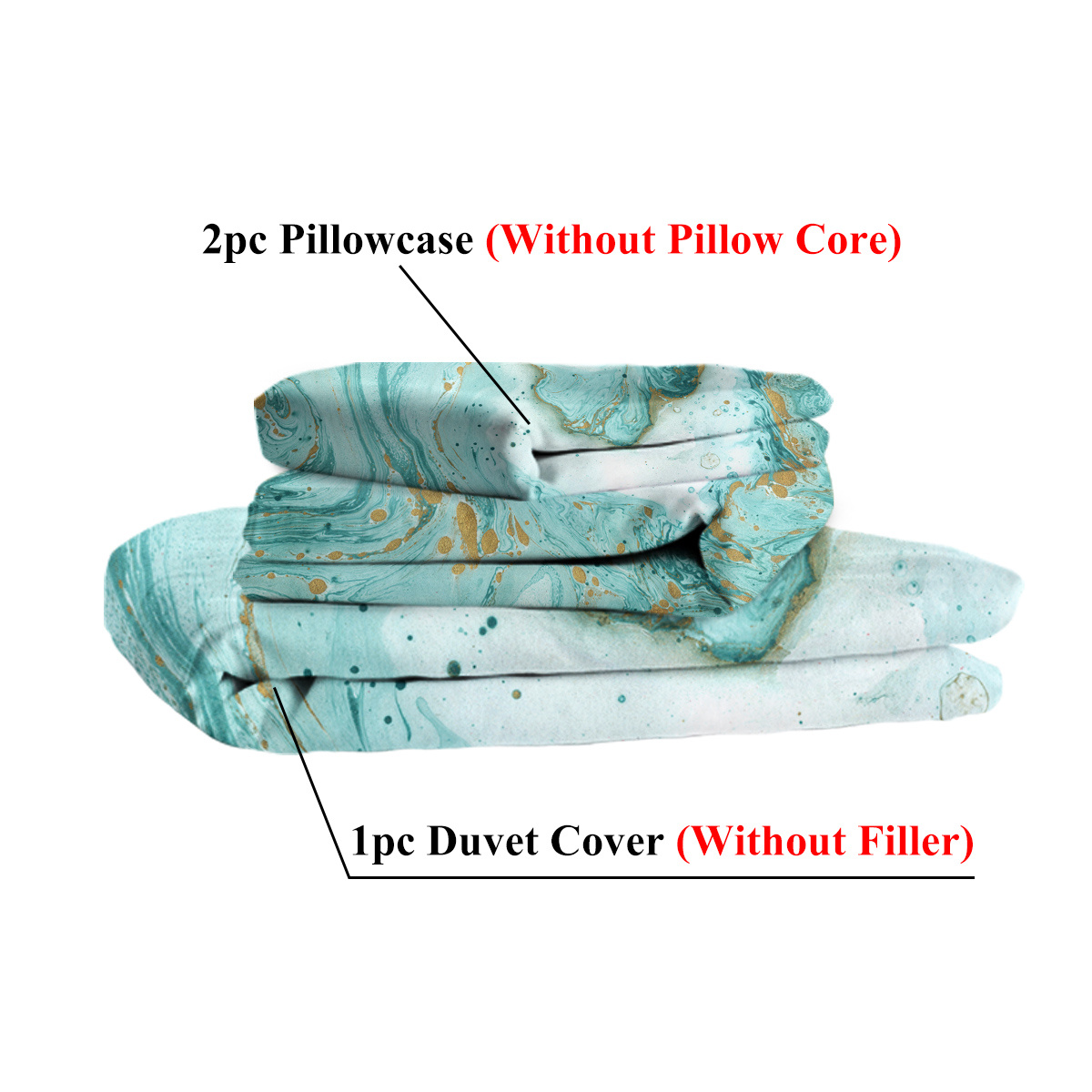 Chic Girly Marble Duvet - Image 4