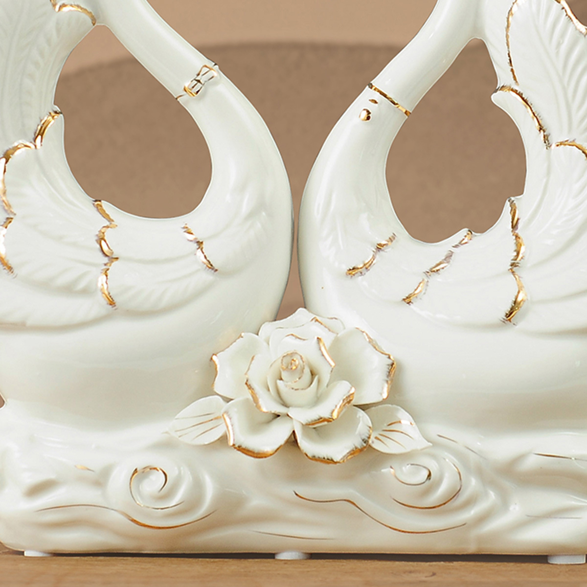 Swan Ornaments Ceramic - Image 7