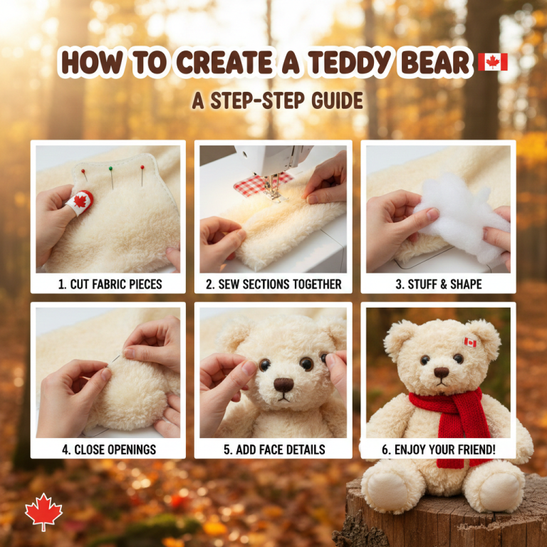 How to Create a Teddy Bear, A Step-by-Step Guide