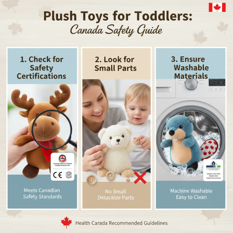 Plush toys for toddlers Canada safety guide