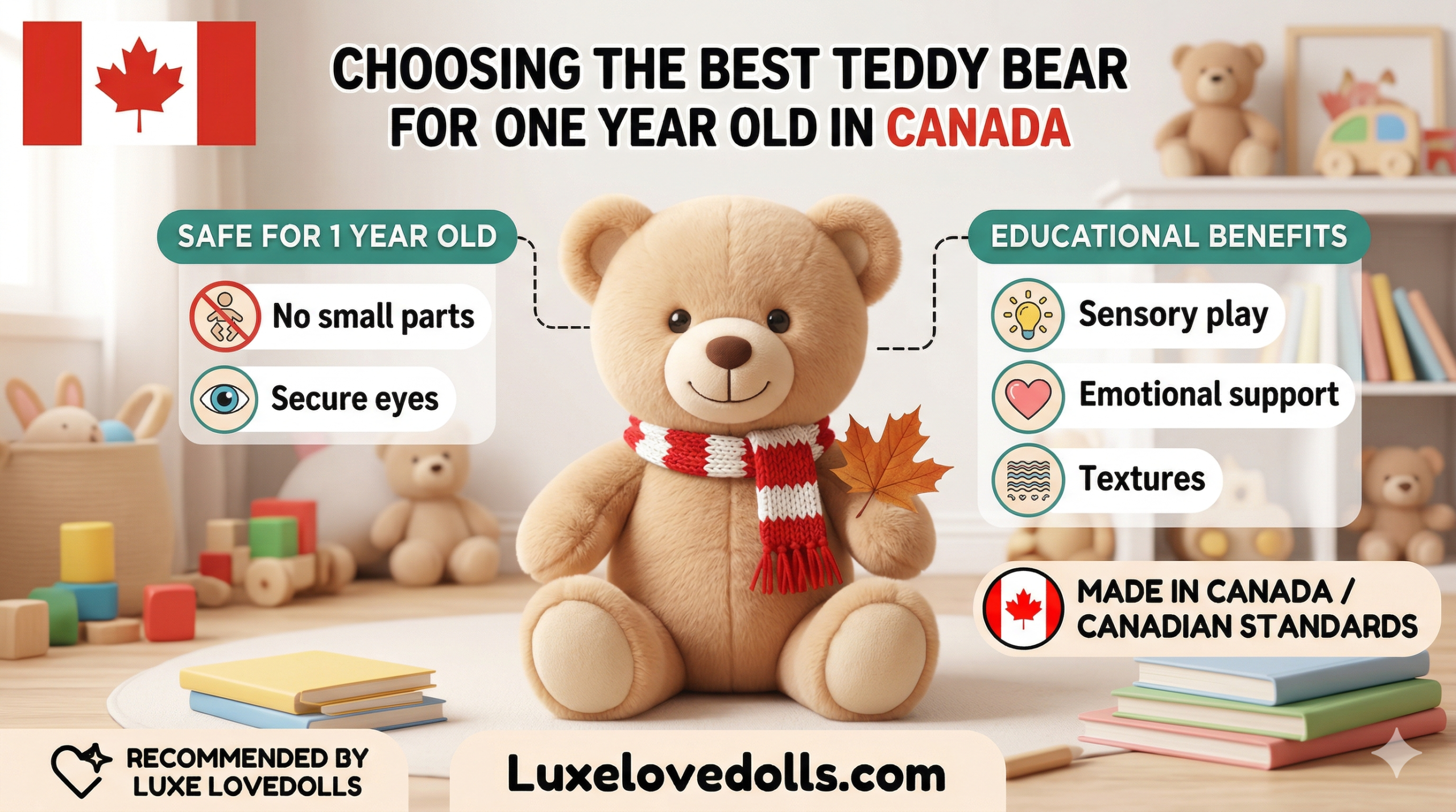 Best Teddy Bear For a 1-Year-Old